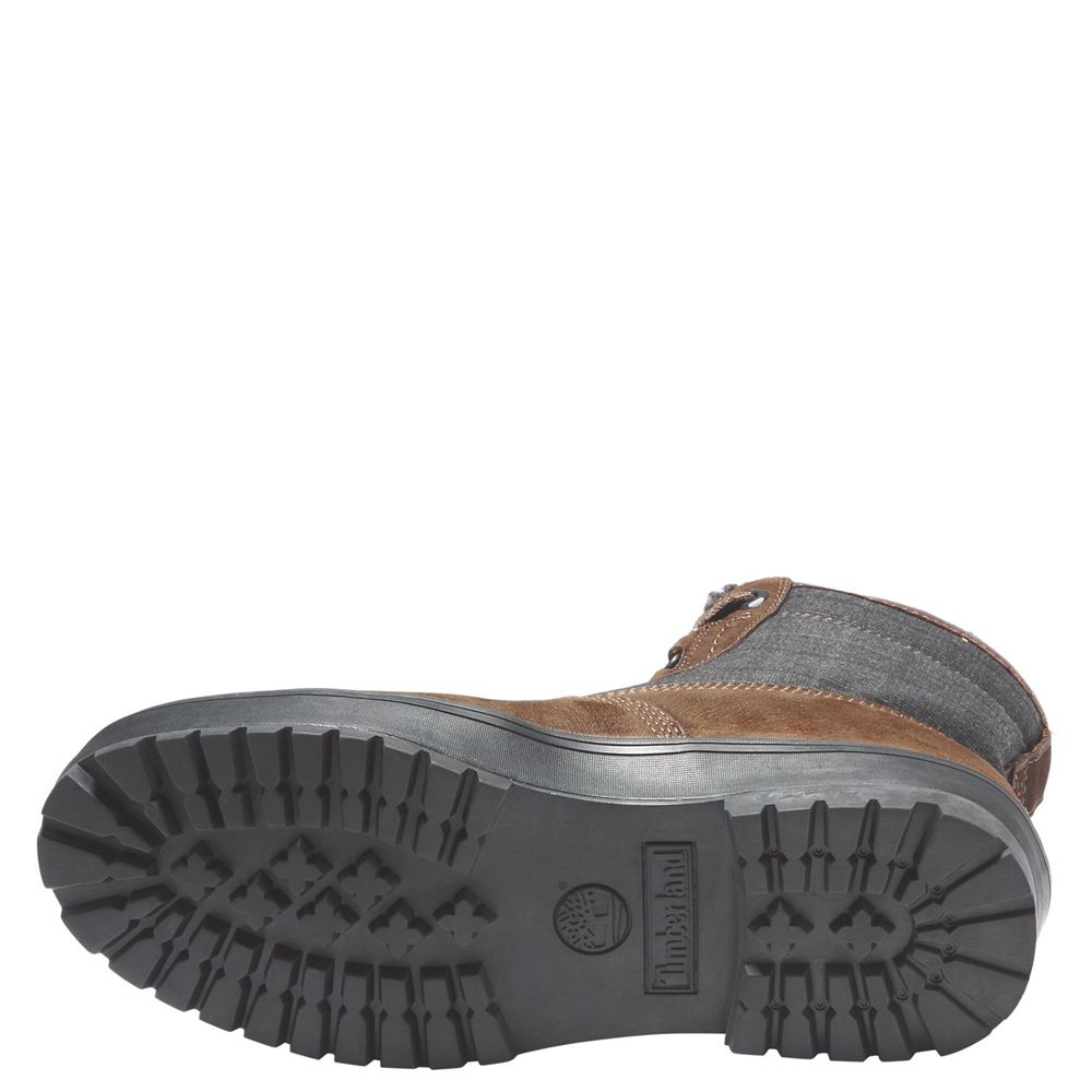 Bota Neve Masculino - Timberland Spruce Mountain Impermeavel - XJKPQ8524 - Marrom Escuro